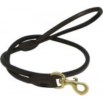 Dog Lead Round Brown 3/4x24