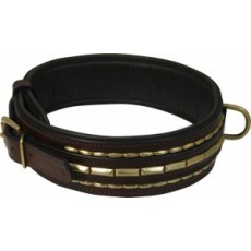 Dog Collar Br Deco Brown 2x34*