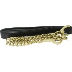 Dog Lead Black Brass Chain 1 X 30