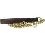 Dog Lead Brown Brass Chain 1 X 30