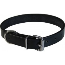 Dog Collar Black Ss Fittings 1/2 X 14