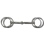 Snaffle Bit With Double Rings 6 ”lge