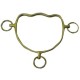 Chifney Bit Wave Mth Cob Brass