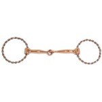 Ring Snaffle Copper Mouth Cob