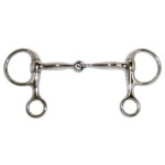 Half Cheek Snaffle Round Eyes Cob   S/s