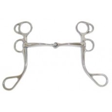 Argentina Snaffle Thin Mouth Cob  S/s