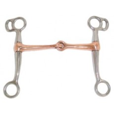 Breaking Snaffle Copper Mouth Cob  S/s