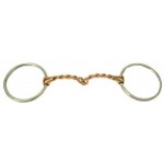 Ring Snaffle  Copper Mouth  Cob