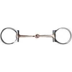 Ring Snaffle Copper Mouth Full S/s