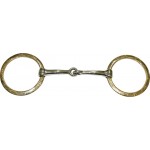 Ring Snaffle Brass Engraved Rings Cob Ss