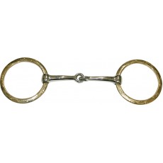 Ring Snaffle Brass Engraved Rings Cob Ss