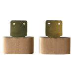 Blevins Improved Leather 2 1/2 Solid Brass